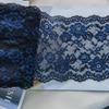 3m Deep Purple Japanese-Style Elastic Lace Trim, 16cm Wide, for Skirt Hem, Neckline, Cuffs, and Lingerie