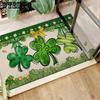 St. Patrick's Day Floor Mat Home Bathroom Absorbent Mat Entrance Mat Non Slip Foot Mat