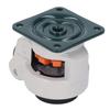 Leveling Stem Caster Heavy Duty Adjustable Wheel with Plate for Workbench Machine Equipment 62mm OD
