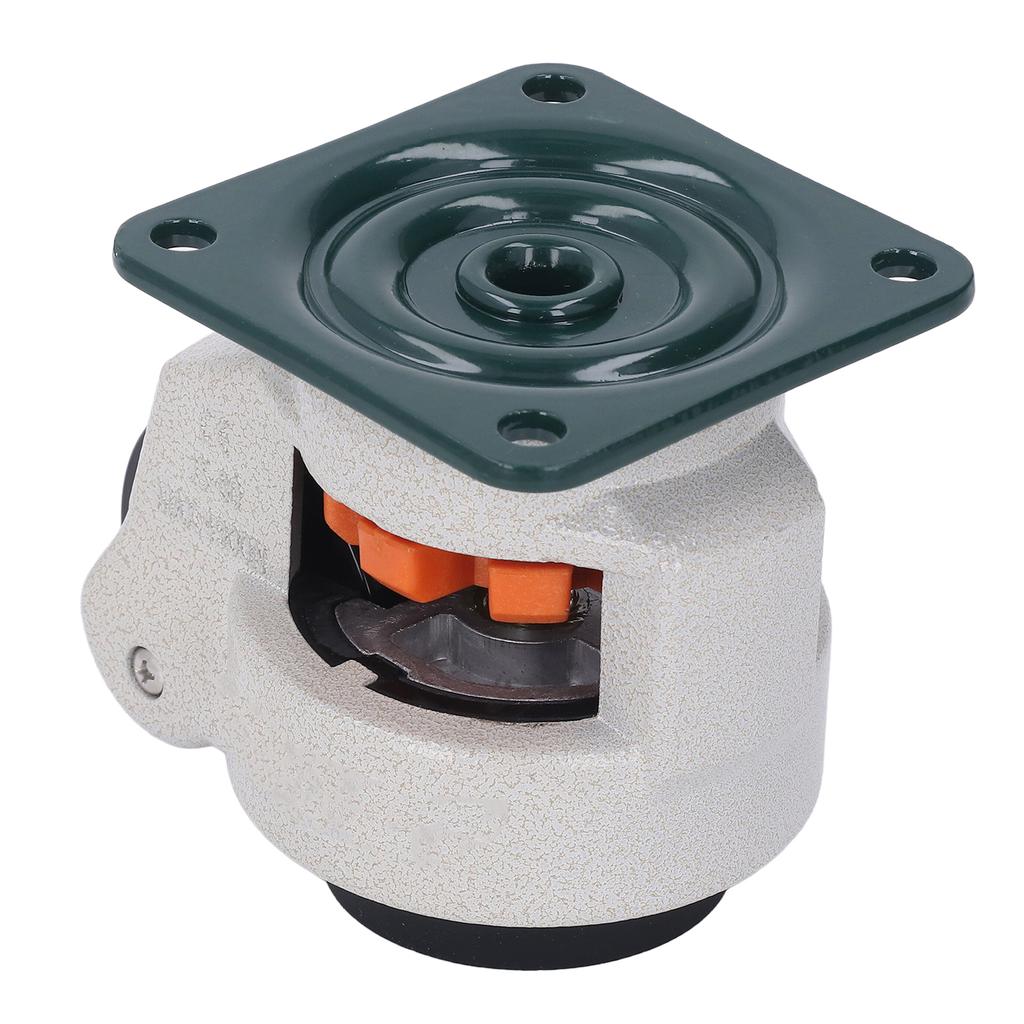 Leveling Stem Caster Heavy Duty Adjustable Wheel with Plate for Workbench Machine Equipment 62mm OD