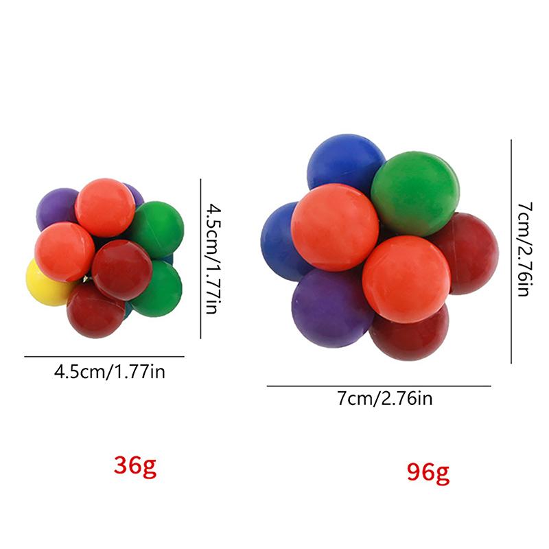 Colorful Stress Relief Ball Children Anxiety Anti-Stress Ball Sensory Toy For Adults Squeeze Stress Balls Anxiety Relief Toys