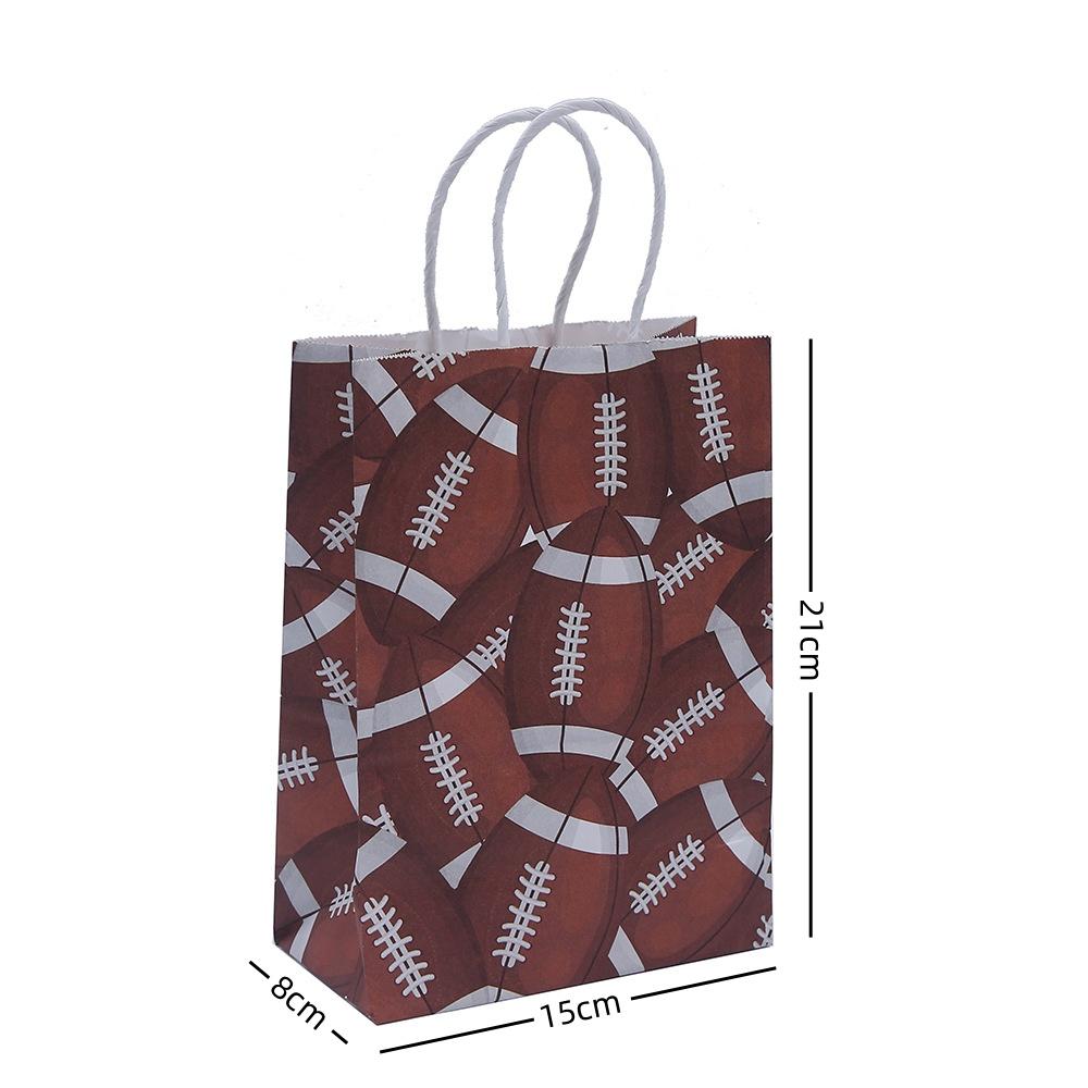 StoBag, American Football Gift Bags, for Birthday Parties, Super Bowl Celebrations,  12/30pcs