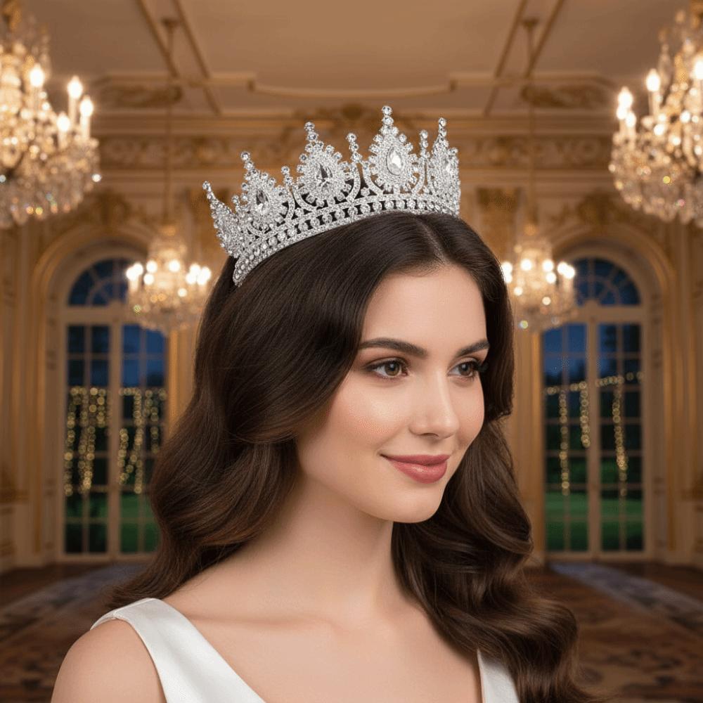 Luxury Crystal Crowns Headband Style Bridal Tiara Hair Accessories Crystal Tiaras Gift Occasion