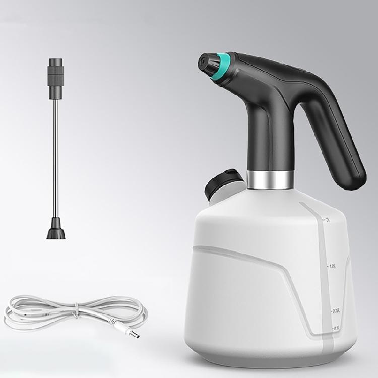 2L Electric Plant Sprayer Automatic Watering Can with Adjustable Nozzle and Portable Handle for Easy Garden Maintenance