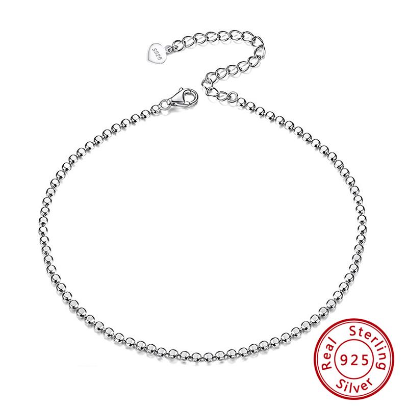 SA RINNTIN Fashion Jewelry 925 Sterling Silver Anklet Foot Chain Jewelry for Women 14K Gold Plated Chain Anklets