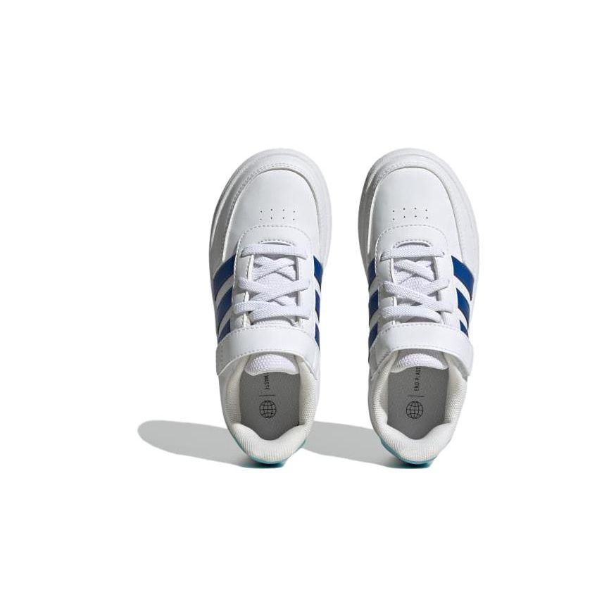 Adidas Neo Breaknet Comfortable Versatile Low-Top Kids Skate Shoes Kids sneaker White Blue IG9810