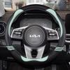 PU Leather Car Steering Wheel Cover 38cm 15" For Kia Seltos    K3 - Niro 2017-  Auto Accessories