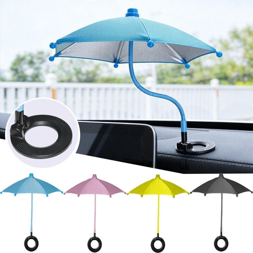 Flexible Angle Design Phone Umbrella Sun Shade Magnetic Phone Stand  Cycling Protection