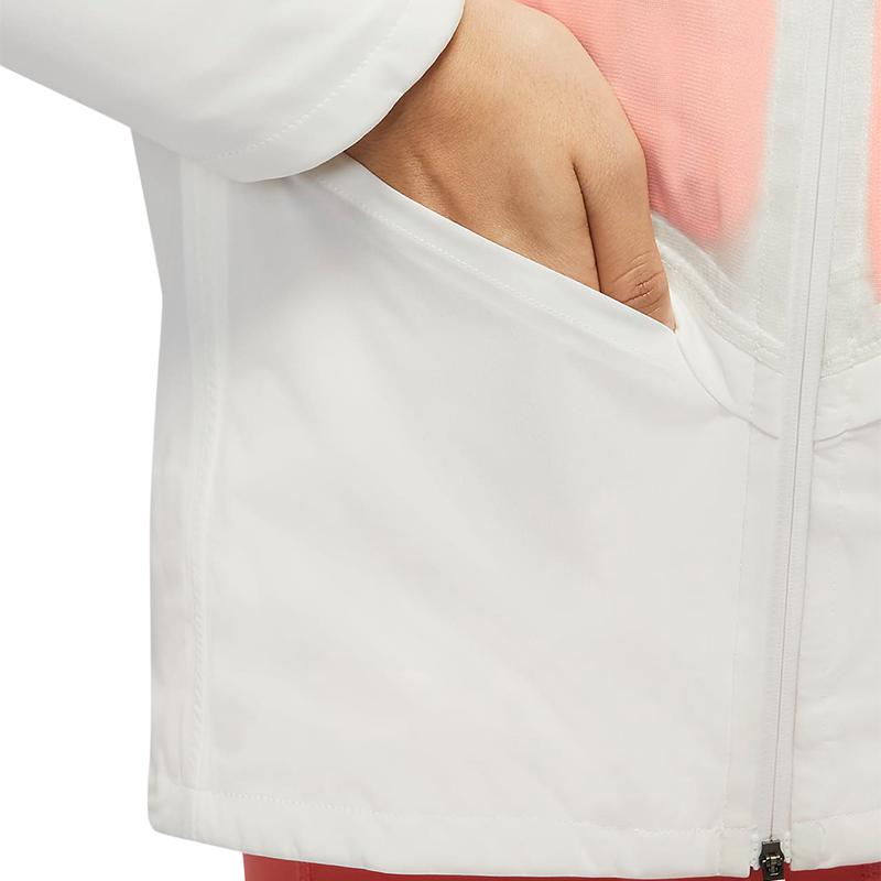 Nike Lightweight Down Jacket With Wind Protection Women Outerwear Sail-White Atomic-Orange DD6420-133