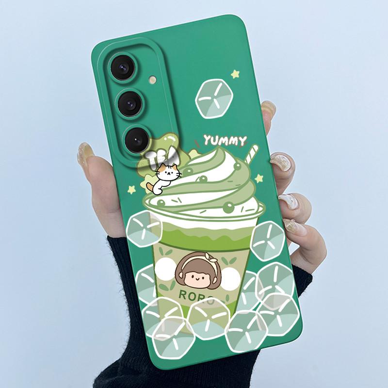 Funny Cool Cat Dog Silicone Phone Case For Samsung Galaxy A16 A26 A36 A56 5G Bumper Matte Protective Soft Back Cover Shell Capas