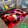 Bold Red Vibes and Striking Character Design Suitable for Use As an Anti-slip Game Mat for Living Room and Bedroom Sofas