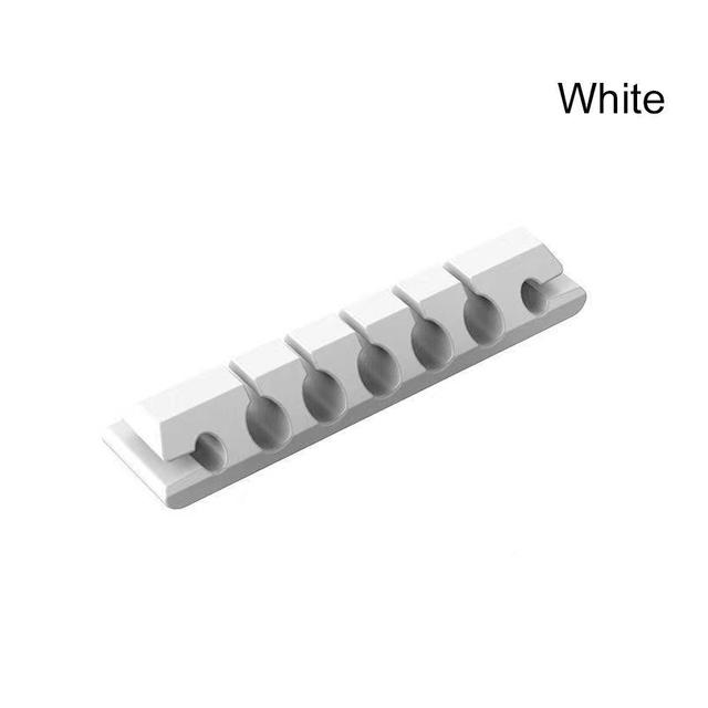 Xiaomi Silicone Cable Organizer USB Data Cable Winder Flexible Cable Management Cord Clips For Mouse Headphone Earphone Car Wire Holder