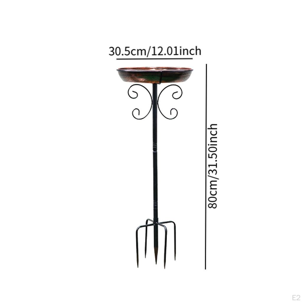 Bath Feeder Easy to Clean Refill Metal Accessories Feeding Bowl 5 Prong Stable Base for Children