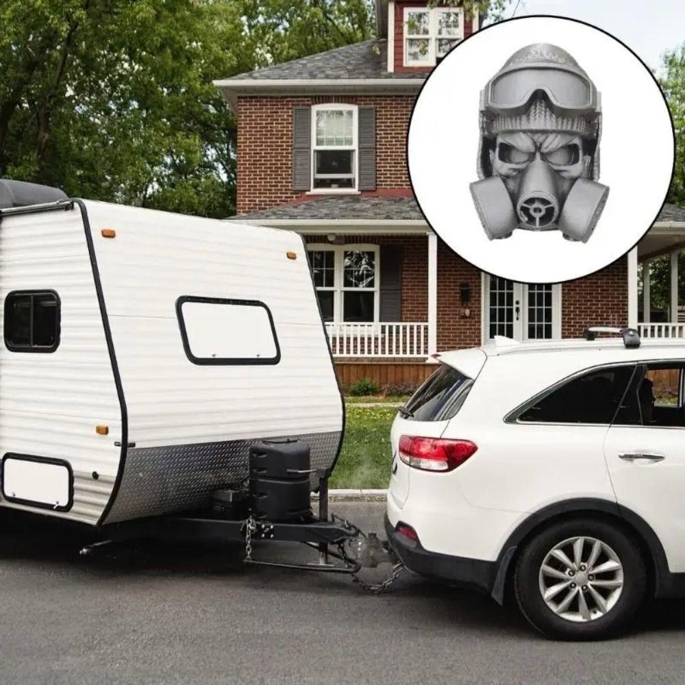 Aesthetic Trailer Cover 3D Printed Car Plug Cover Hook Dust Plug Trailer Ball Cover  for Trailer