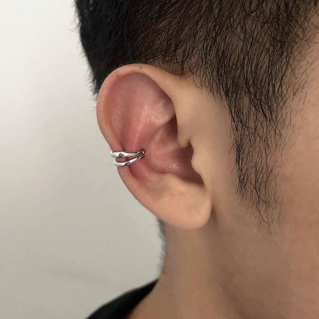 Painless Men's Ear Cuff: Vintage Chic, Niche Design, No Piercing Required