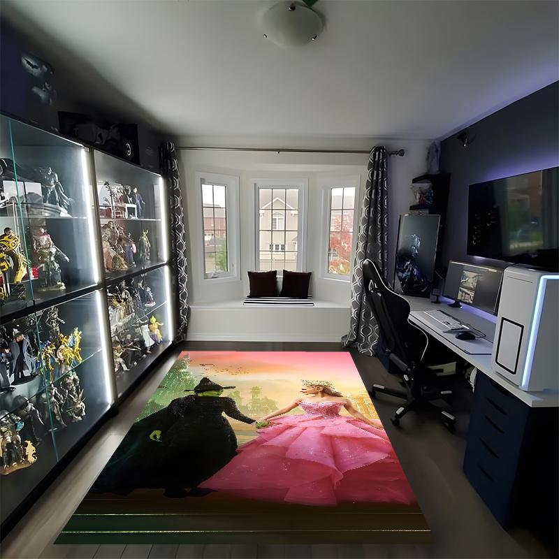 Wicked Printed Carpet, Rug for Office Chair Living Room Bedroom Kitchen Room Decor Gifts.