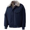Midori Anzen Long Sleeve Pilot with Navy Size Cold Weather Workwear Jacket, Water-Repellent Boa, Blue, M4057,