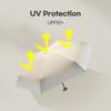 Sommer Niedlicher Mini-Regenschirm für Damen Farbverlauf Sonnenschirm Regenschirm Luxus Sechsfach Faltbar Klein Taschen-UV-Schirm
