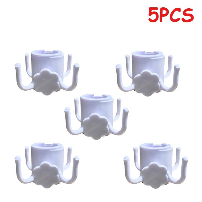 Umbrella Holder Four Corner Hook Support for Beach Camping Trip Hanging Towels Bags Hats Tent Accessories Durable Clasp