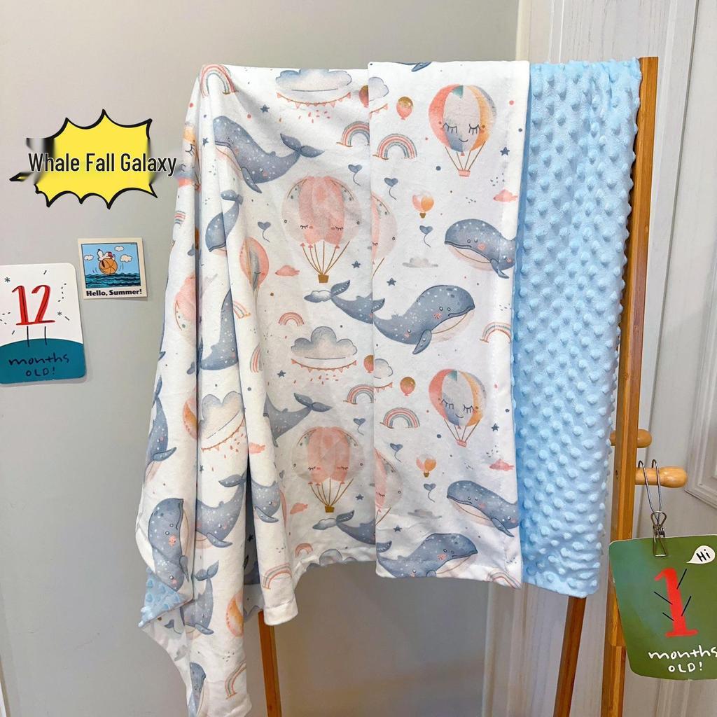 Washable Baby Wool Soothing Blanket - All-Season Nap & Sofa Quilt