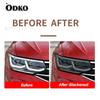 Car Headlight Protective Film Headlamp Transparent Black TPU Sticker For Volkswagen VW Tiguan 2017 2018   Accessories