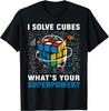 I Solve Cubes Superpower Funny Speed Cubing Boys Girls Kids T-Shirt