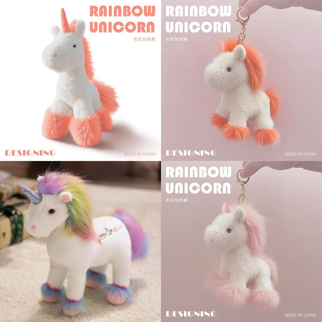 Unicorn Plush Toy With Pp Cotton Filled For Kids Bedtime Comfort And Gift