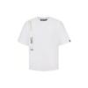 T-Shirts Men's White Crew Neck Moderate Straight Fit 2ESGNM1TS570BZ