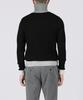 PANICALE Black Contrast Turtleneck Knit
