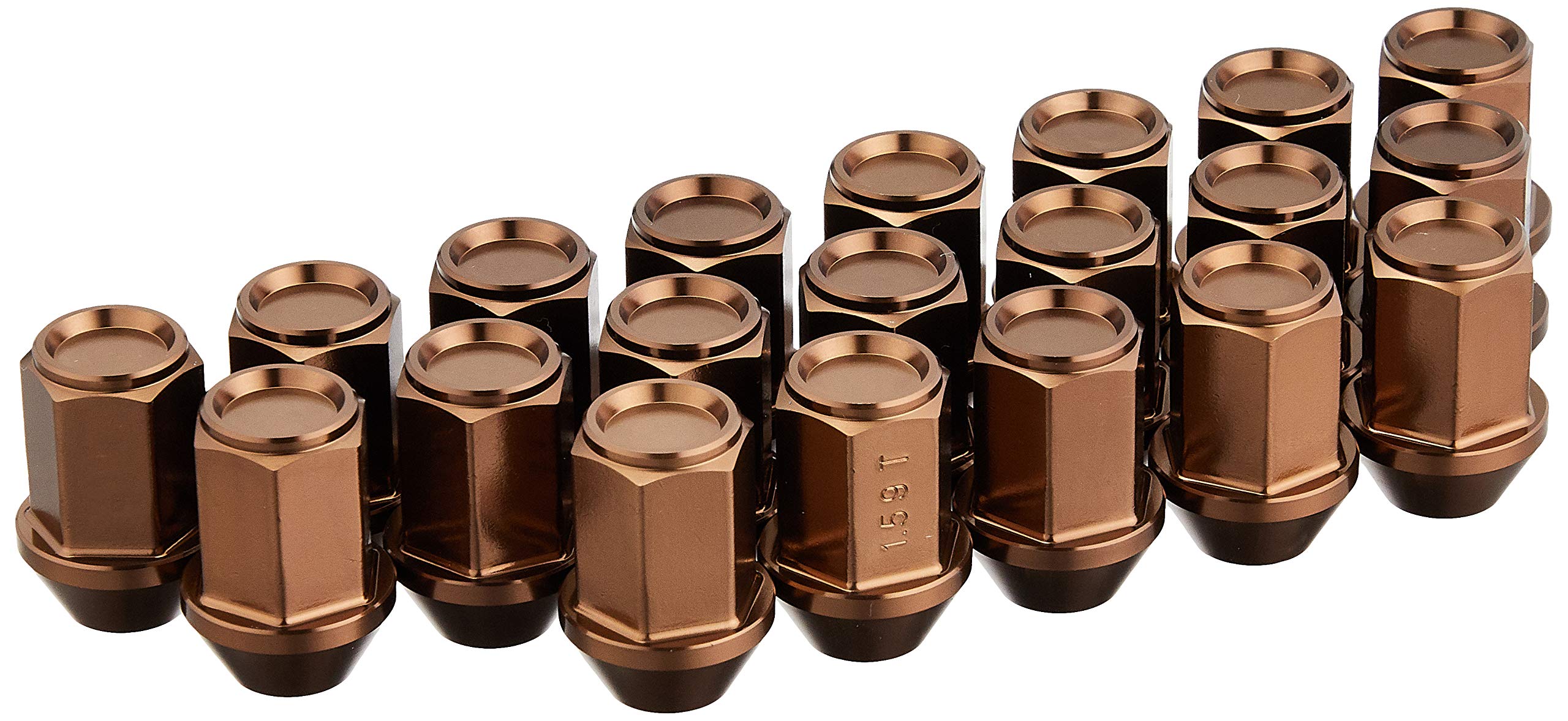 

KYO-EI (Kyoei Industry) LEGGDURA RACING Wheel Nuts, M12 x P1.5, Bronze, KIN1B