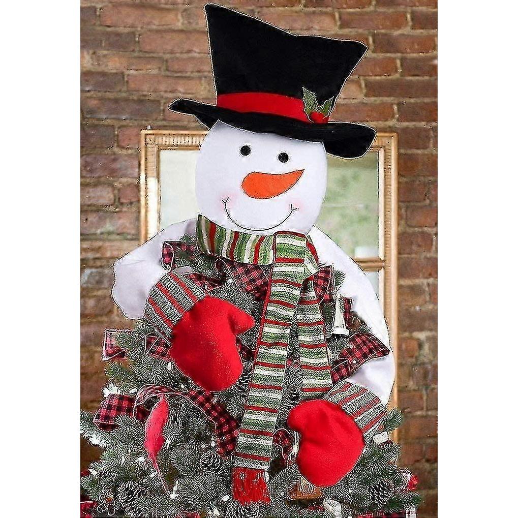 New Christmas Tree Decoration Snowman Hug-christmas Holiday Winter Wonderland Party Decoration Supplies