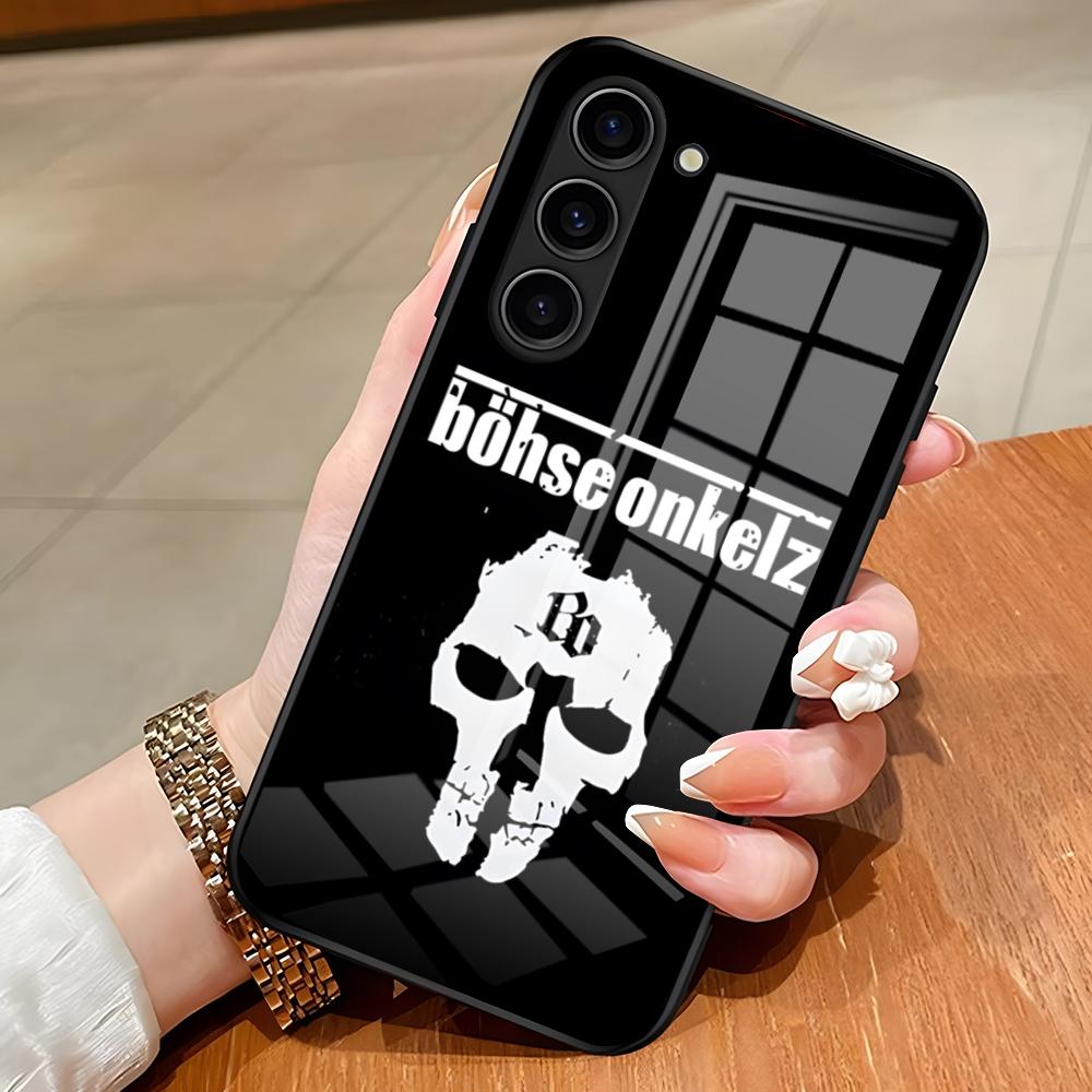 B-Bohse O-Onkelz Zespół Etui na Telefon Dla Samsung S26 S25 Edge Ultra S23 S22 S21 S20 Ultra Plus S24 Fe A54 A53 A25 Szklana Pokrywa
