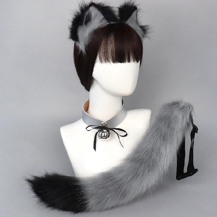 Cat Cosplay Costume Cat Ears Tail Choker Halloween Party Cat Ears Headband Tail