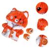 Plush Doll Clothes DIY Doll Toy Adorable Doll Outifits Set Cartoon Animal Hoodie Costumes Hooded for 7.9 Inch Doll Birthday Gift
