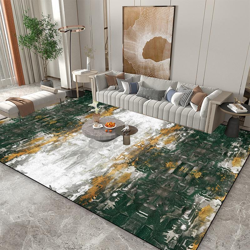 Home Decoration Abstract Carpet Living Room Light Luxury Rugs Modern Hall Sofa Side Foot Mat Anti-slip Doorway Hallway Large Rug
