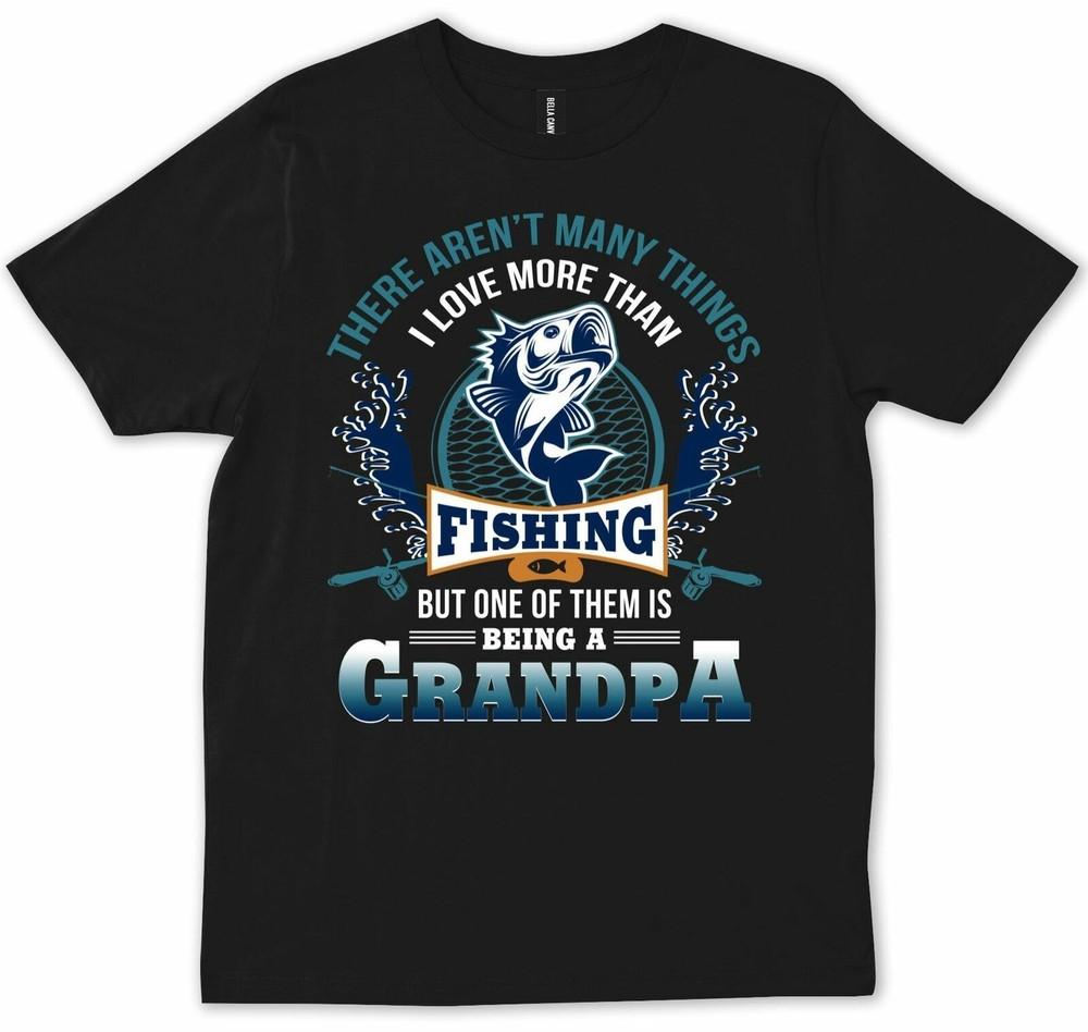 Funny Fishing for Fisherman Husband Boyfriend Dad Grandpa Father T-shirt XXL