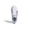 Adidas Originals SUPERSTAR J Low top Kids' Skateboarding Shoes White Red Blue Teenagers FW5851