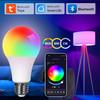 E27 Bluetooth Smart RGB LED-Lampe 9W 220V Tuya/Smart life APP-Steuerung Dimmbare Lampe mit Timer Musiksynchronisation für Heimdekor-Beleuchtung
