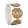 Round Thank You Stickers Envelope Seal Label Paper Tags Decals Stationery for Present