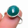 Green Onyx Gemstone 925 Sterling Silver Jewelry Ring Size Adjustable GK-5576