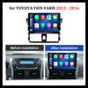 Car Radio Video Multimedia Player 10 '' Android OS for TOYOTA VIOS YARIS 2013 - 2016 GPS Navigation WiFi Bluetooth