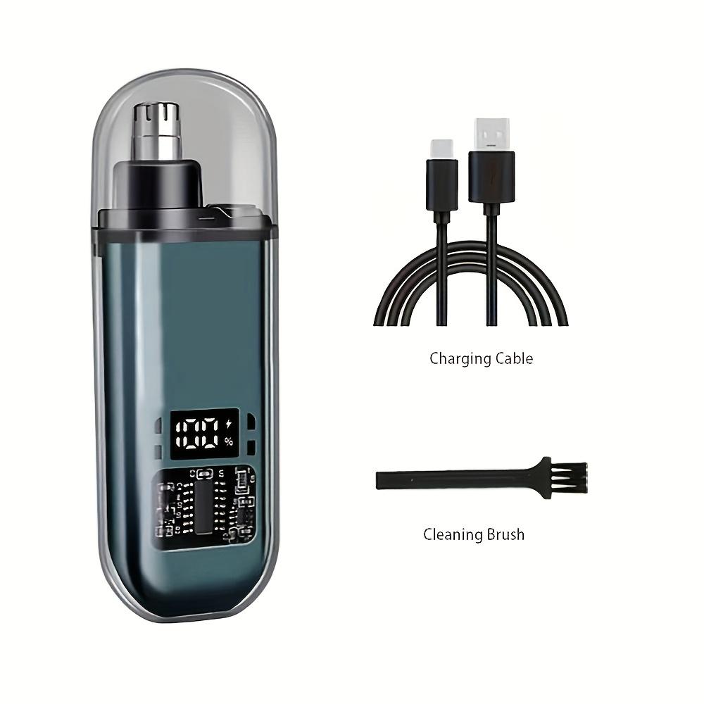 Suitable For Men, USB Charging Nose And Ear Hair Trimmer Portable Electric Nose Hair Clipper, Mini Compact Design, Quick Chargin