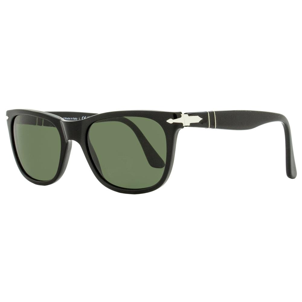 

Persol Unisex Rectangular Sunglasses Po3291s 95 31 Black 54mm 95 31