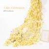 Artificial Flowers Cherry Blossoms Vines Silk Flowers Sakura Rattan Christmas Ornament Hanging Garland Wedding Home Decoration