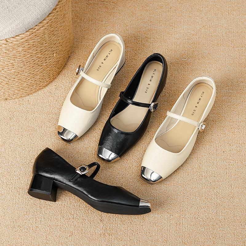 G360-2 Xiaoxiangfeng Loafu Single Shoes 2025 Spring and Summer New Models with Skirts Casual Commuting Versatile Mary Jane Shoes Women