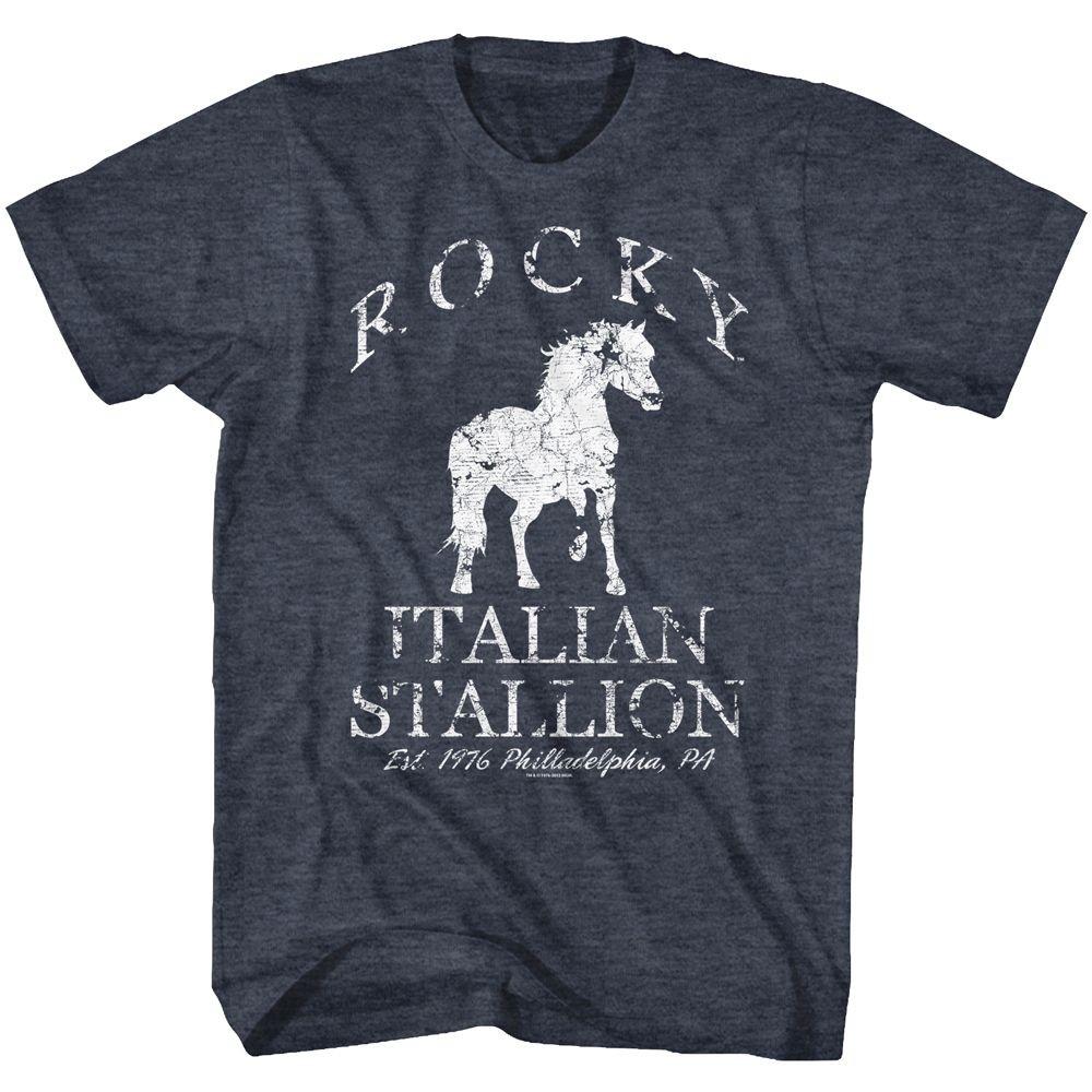Rocky - Horse - Short Sleeve - Heather - Adult - T-Shirt 4XL