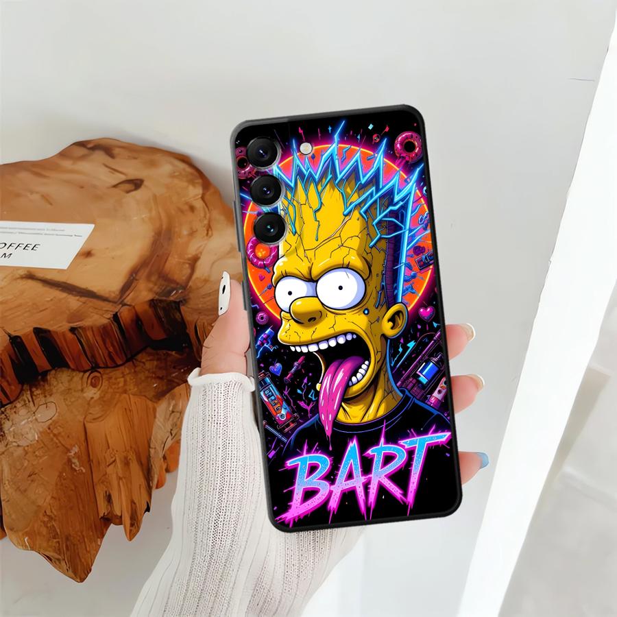 Case for Samsung Galaxy A26 A72 A35 A25 A71 A22 A52 A36 A24 A55 A23 A53 A32 A41 A51 A73 Soft Phone Cover Bart Simpson