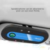 Draadloze Bluetooth Handsfree Multipoint Speakerphone Speaker Car Kit Visor MP3 Muziekspeler