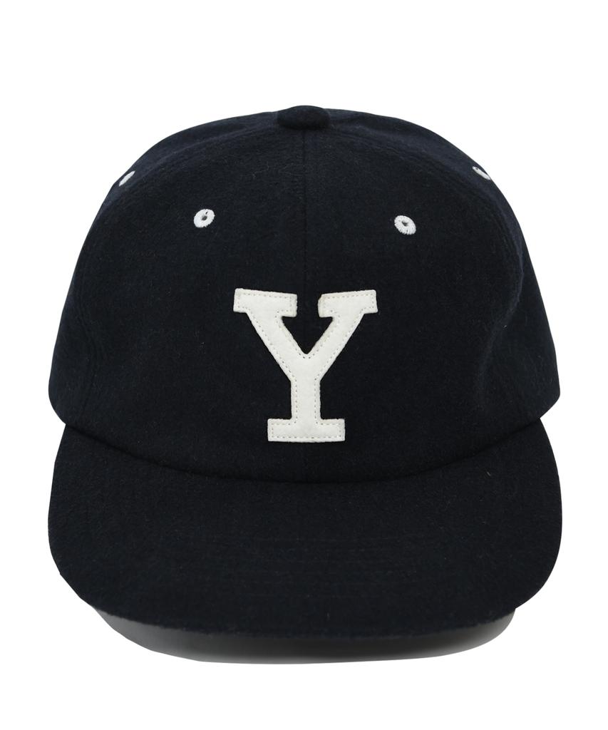 Cappello con cinturino in lana e pelle YALE_Blu Navy