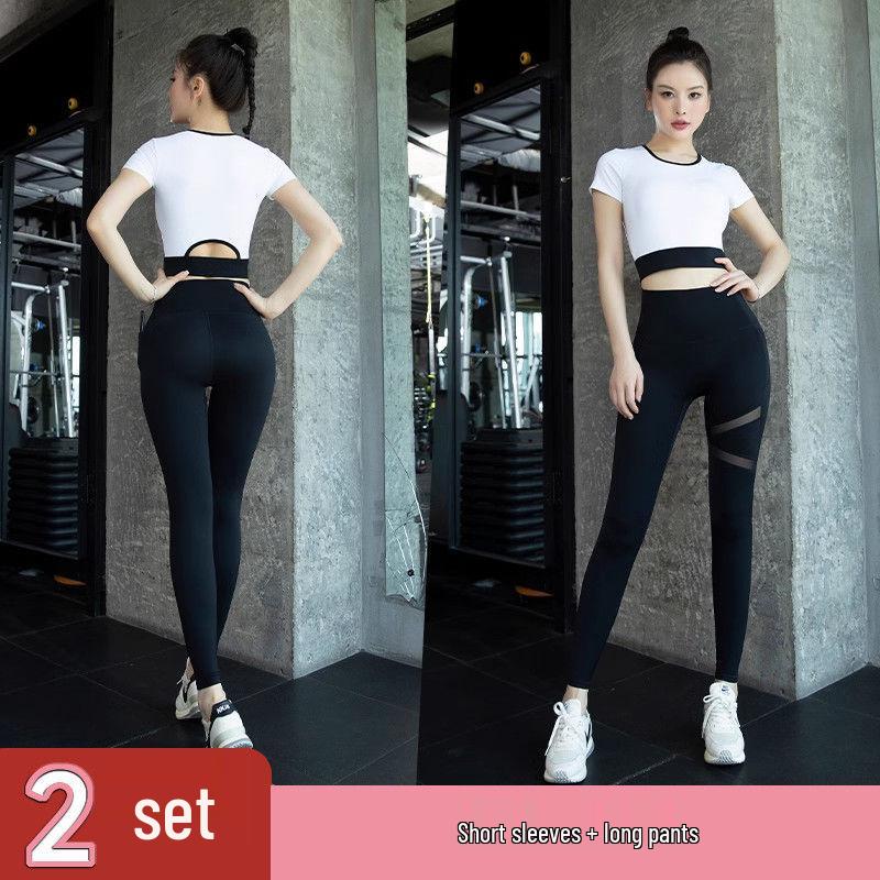 Women's High-End Summer Yoga & Running Activewear Set - Quick-Dry Tight Fit Sportswear